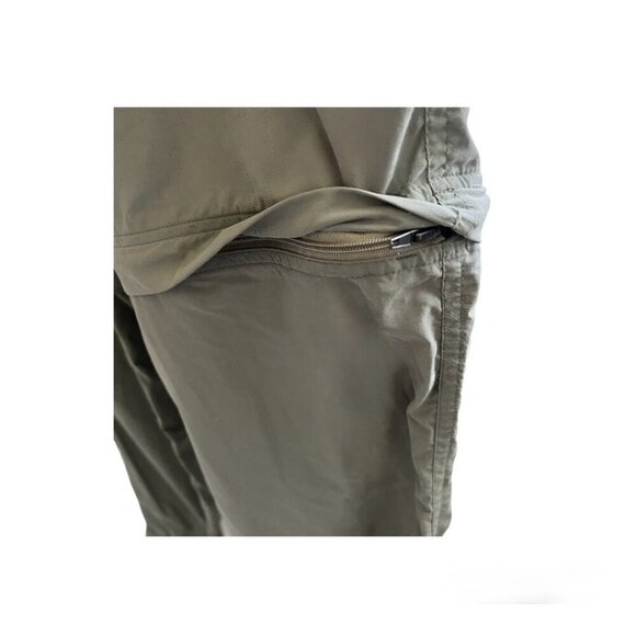 Women’s ExOfficio Insect Shield Hiking Pants Zip Off Shorts Army Green Small 6-8 - Picture 8 of 13